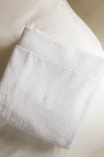 Luxury hotel quality Inish Living white towel